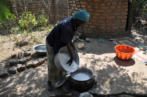 ɗwara gɨ haye (préparation de la boule)