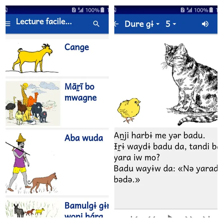 SOR appli lecture facile - capture d'écran