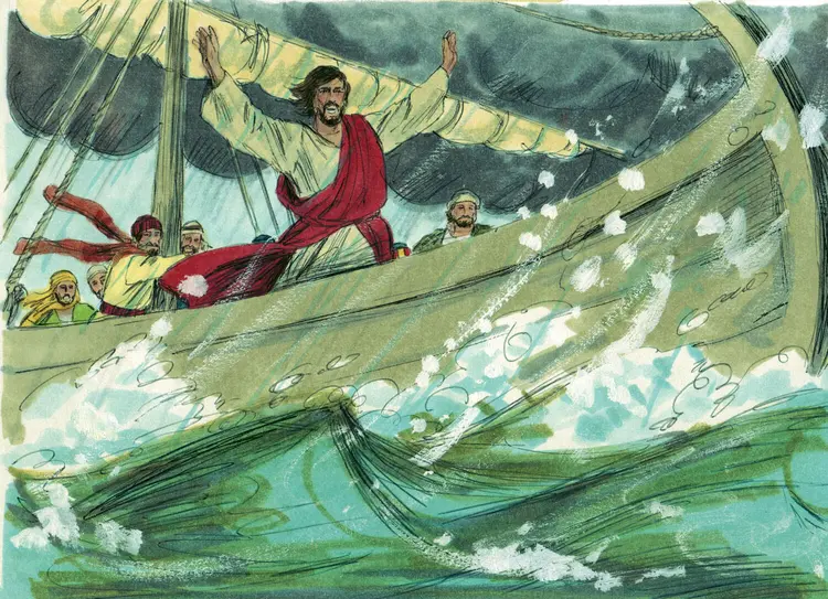 Jesus dans la tempete