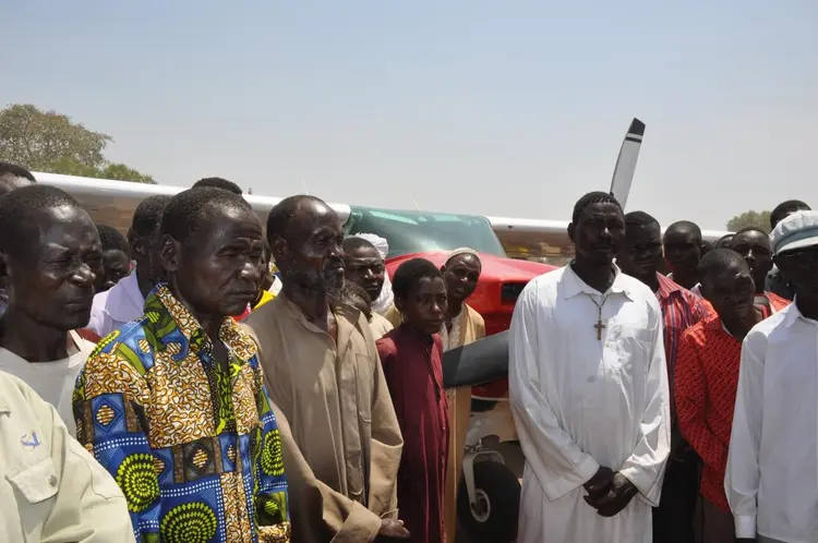 Koblague, ouverture de la piste d’atterrissage prolongé, par MAF, 15 mars 2019