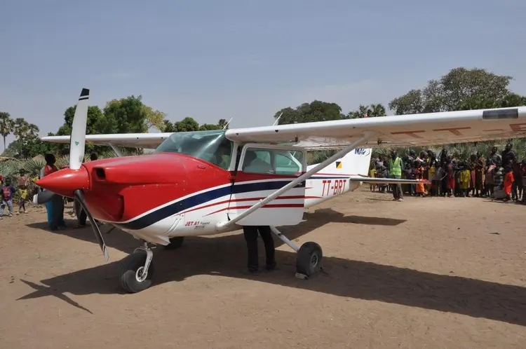 Koblague, ouverture de la piste d’atterrissage prolongé, par MAF, 15 mars 2019